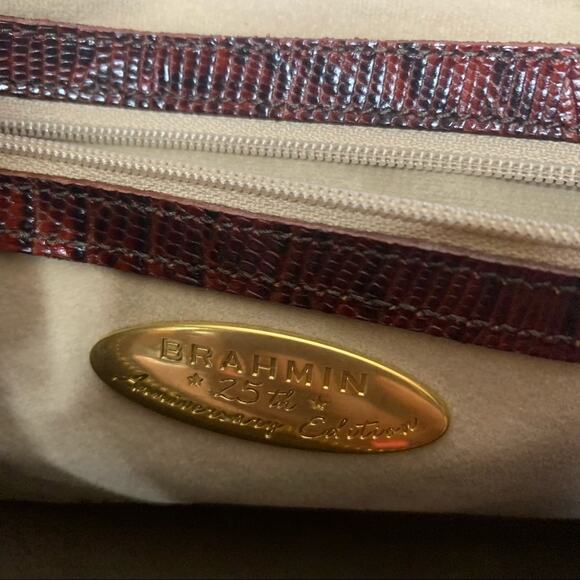 Brahmin juliette brick melbourne shoulder bag 25th anniversary edition - Picture 5 of 10